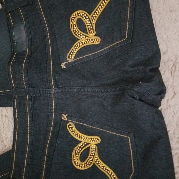 Junior's ROCAWEAR Dark Denim Jeans - Picture 4 of 5